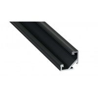 Profil LUMINES Typ C czarny anodowany 1 m | 10-0032-10 LED Labs