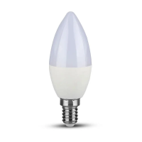 Żarówka LED V-TAC SAMSUNG CHIP 5.5W E14 świeczka ściemnialna VT-293D 6400K 470lm 5 lat gwarancji | 3800157660877 LED EUROPE
