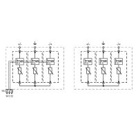 Ogranicznik przepięć do fotowoltaiki Typ 2 1000VDC SPPVRT2-10-2+PE  | EP-501966 Eaton