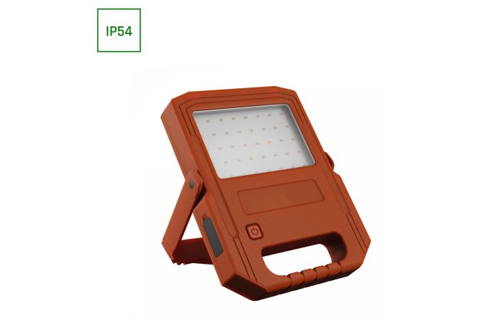 Oprawa NOCTIS SOLARIS TECHNIC 10W 1000lm CW 6000K IP54 235X175X40MM pomarańczowy 2 lata gw. SPECTRUM | SLI051001CW Wojnarowscy