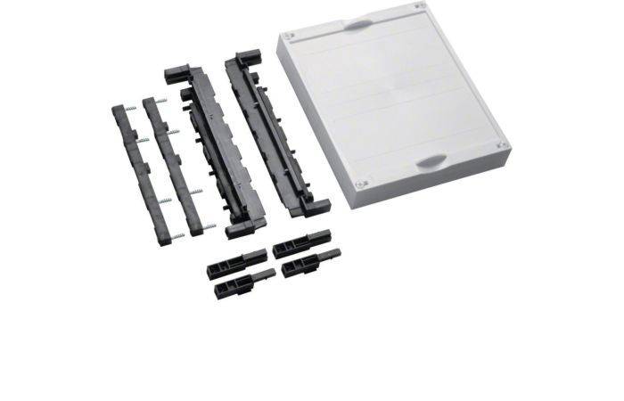 Blok dla szyn zbiorczych poz. 12/20/30x5/10mm 60mm 4-pol. 300x250mm, Univers N | UE21E0 Hager