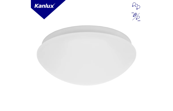 Oprawa plafon z czujnikiem ruchu Pires ECO DL-250 25W E27 220-240V IP44, okrągły, biały