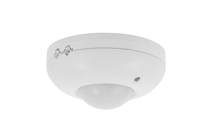 Czujnik ruchu PIR ZONA JQ-37-W IP20 kąt detekcji H360/V120 zasięg max 10m natynkowy kolor biały | 464 Kanlux