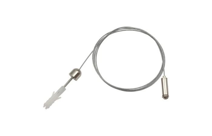 Linka do podwieszania opraw rastrowych ROPE-NT 150 SINGLE 2 szt./kpl | 7871 Kanlux