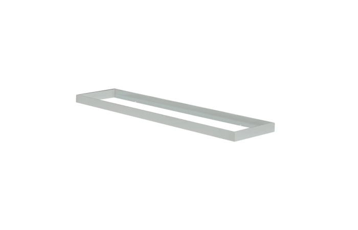 Ramka natynkowa do paneli ADTR 12030 SR dł. 120cm szer. 30cm wys.4,5cm kolor srebrny złożona | 27612 Kanlux