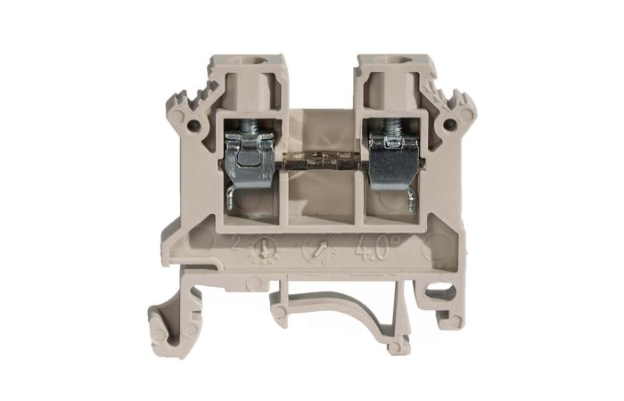 Złączka szynowa gwintowa 4mm2 TS32,35 1-tor ZSG1-4.0Ns Nowa, szara | 11321312 Simet