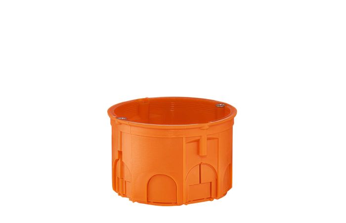 Puszka instalacyjna p/t 60 płytka,z wkrętami Z60KFW pomarańczowa | 33049008 Simet