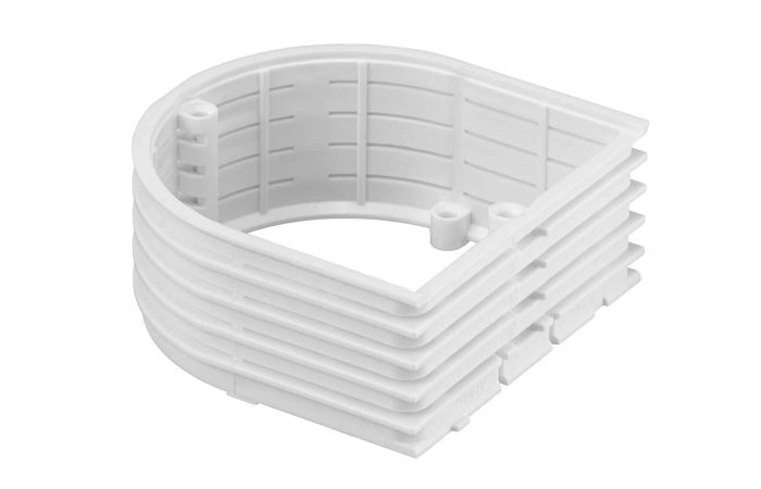 Pierścień dystansowy segmentowy 71x71x30 zewnętrzny PDM60Z biały | 37288006 Simet