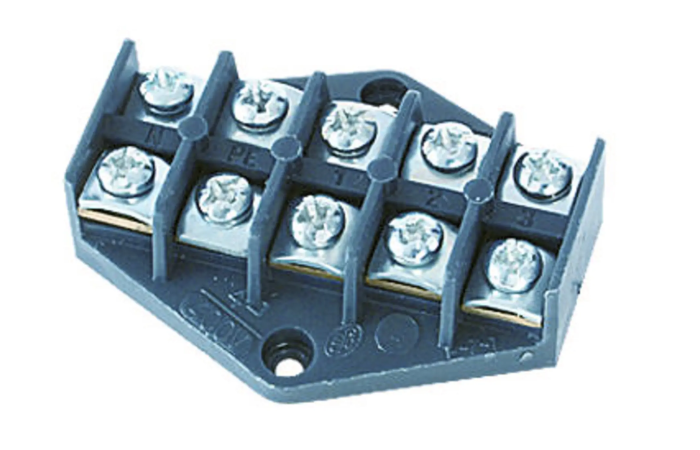 Płytka odgałęźna 4mm2, 5-biegunowa ZPT-5-4.0 czarna | 83004007 Simet