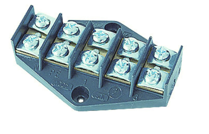 Płytka odgałęźna 10mm2, 5-biegunowa ZPT-5-10.0 czarna | 83006007 Simet