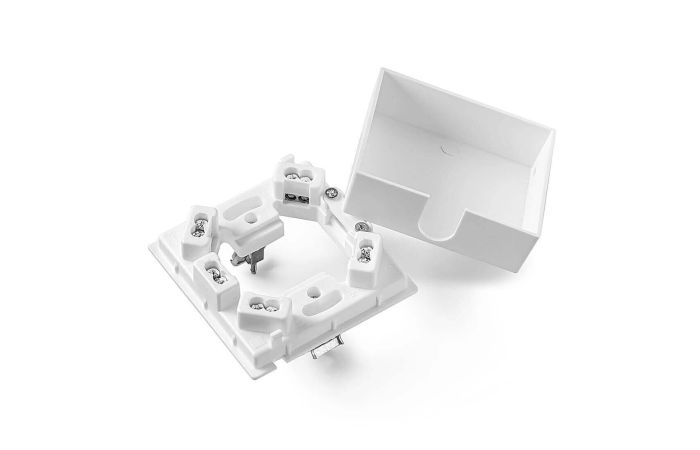 Puszka przyłączeniowa do kuchenek 80x80x25mm 5x6mm2 HAD01 biała | 35350206 Simet