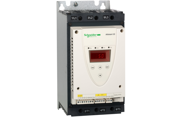 Układ łagodnego rozruchu ATS22 3-fazowe 230/440VAC 50/60Hz 30kW 62A IP20, Altistart 22 | ATS22D62Q Schneider Electric