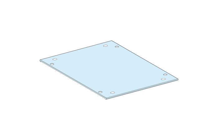 Pokrywa pełna 400x400mm IP30, PrismaSet | LVS08434 Schneider Electric