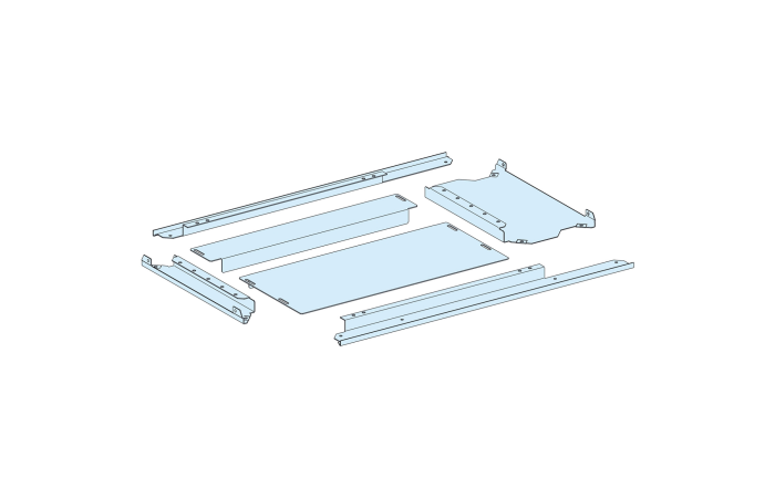 Płyta dławicowa 2-częściowa 650+150x400mm IP30, PrismaSet | LVS08497 Schneider Electric