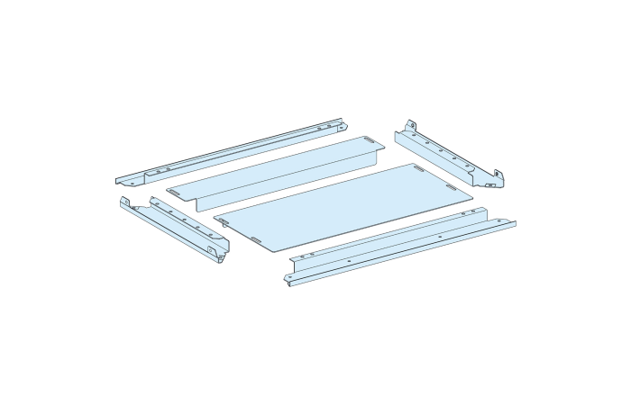 Płyta dławicowa dwuczęściowa 650x600mm IP30, PrismaSet | LVS08696 Schneider Electric