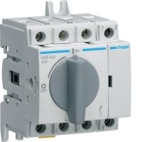 Modułowy rozłącznik izolacyjny obrotowy 4P 40A, rozmiar 1 | HAB404 Hager