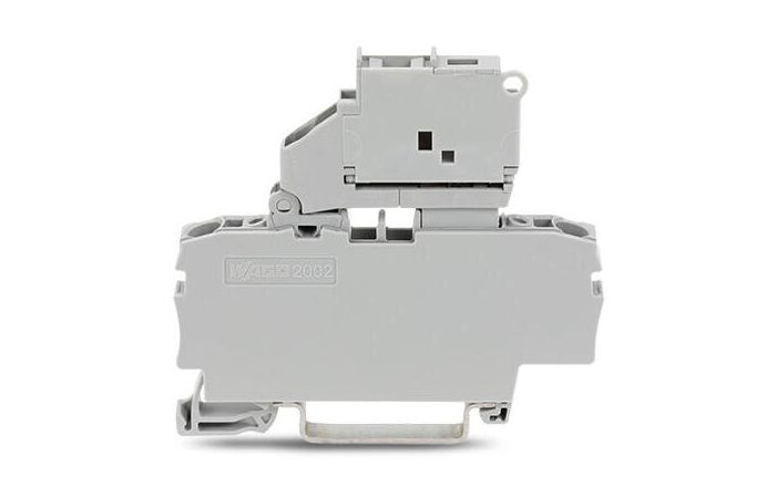 Złączka 2-przewodowa 2,5mm2 bezpiecznikowa, szara TOPJOBS | 2002-1611 Wago