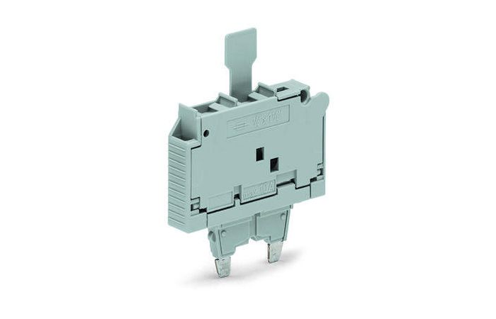 Wtyk bezpiecznikowy z uchwytem do aparatowych wkładek bezpiecznikowych 1/4x1 1/4, bez sygnalizacji | 2006-931 Wago