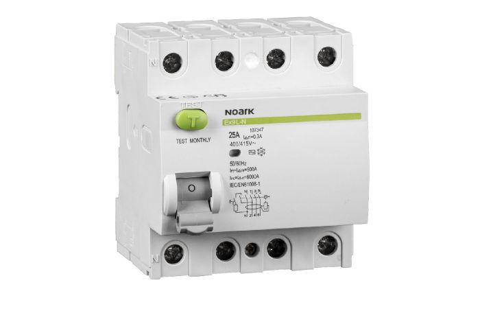 Wyłącznik różnicowoprądowy 4P 40A 30mA typ AC, Ex9L-N | 108332 Noark