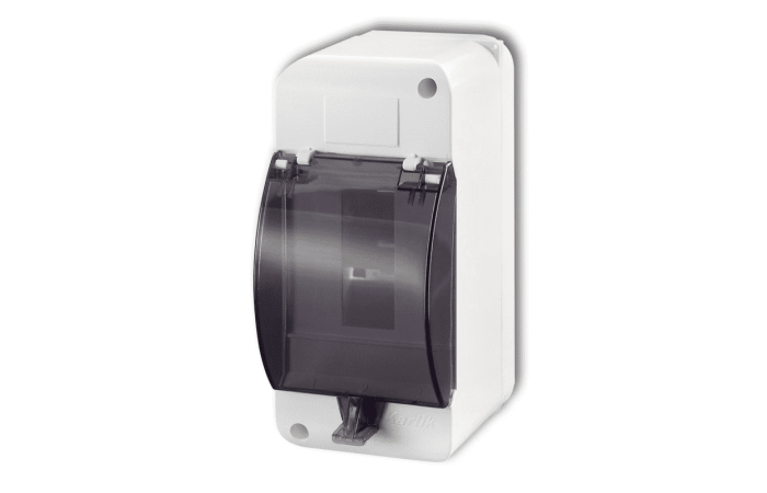Obudowa bezpiecznikowa 3 modułowa z klapką, OB-3K IP30, 230/400V~, 63A, biała | OB-3K Karlik Elektrotechnik