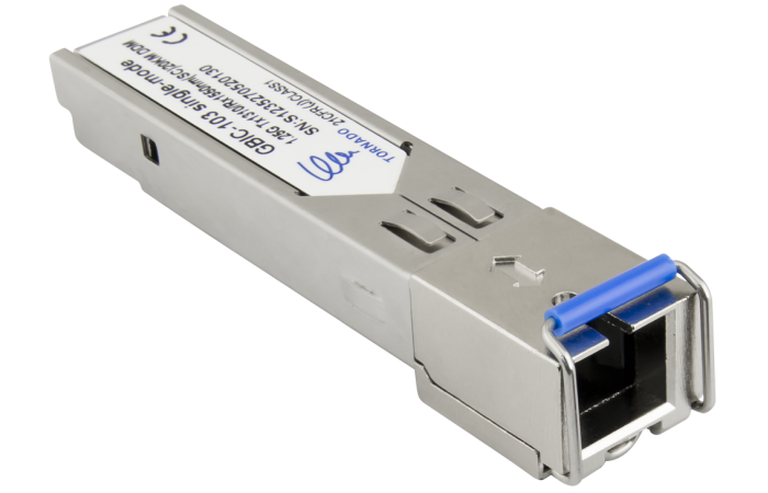 Moduł SFP GBIC-103, single-mode, 1,25G, Tx:1310 / Rx:1550, SC, 20KM, DDM (TORNADO) | GBIC-103 Pulsar