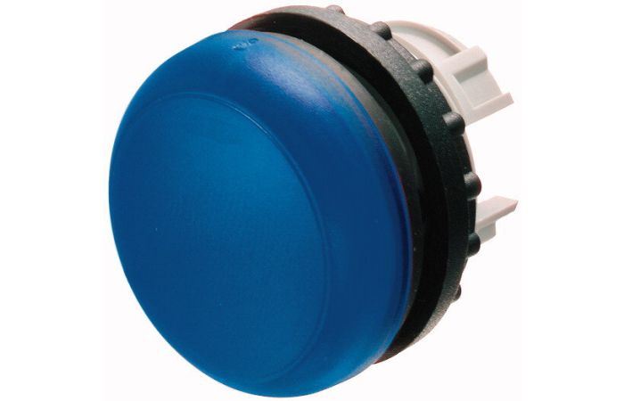 Główka lampki sygnalizacyjnej płaska, M22-L-B, niebieska RMQ-Titan | 216775 Eaton