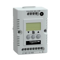 Elektroniczny higrostat CC ekran OLED 200/240V ClimaSys | NSYCCOHY230VID Schneider Electric
