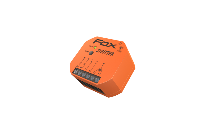 Sterownik roletowy Wi-Fi 230V SHUTTER FOX | WI-STR1S2-P F&F