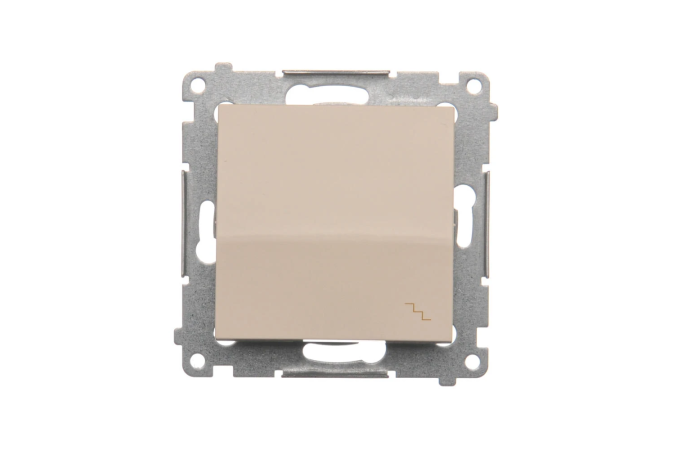 Łącznik schodowy (moduł) 10AX, 250V, szybkozłącza, krem DW6.01/41 Simon 54 | DW6.01/41 Kontakt Simon