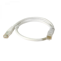 Kabel sieciowy Patchcord U/UTP Cu Kat 6 PVC, 1 m, biały | 209012 Televes