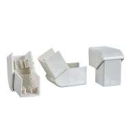 Łącznik narożny zewnętrzny, regulowany 40x16/25/40 mm, ABS, biały Ultra | ETK40330 Schneider Electric
