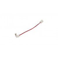 Złącze LED 8 mm 2-stronne przewód z 2 zatrz. | 24-1200-02 LED Labs
