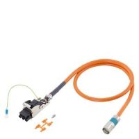 Przewód zasilający 6FX8002-5DS01 4x 1.5+(2x1.5) C C, connector Full-thread, size 1 for | 6FX8002-5DS01-1FA0 Siemens