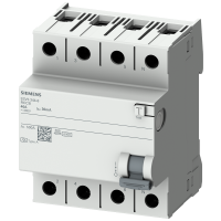 Wyłącznik różnicowoprądowy typ A, 63A, 4-biegunowy, 30mA, 400V | 5SV5346-6 Siemens