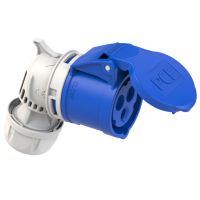Gniazdo przenośne kątowe 16A 3P 230V IP44 caravingowe | 8213-6 PCE
