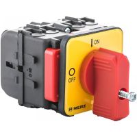 Łącznik 0-1 32A 3P żół./czer. Małe bez blok. tablicowy IP54 | ML032.3-TB/RG1 PCE