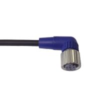 Złącze czujnika, LITE M12 4-przewodowe, kątowe złącze żeńskie, LITE PVC, 5m [ XS2F-LM12PVC4A5M ] | 358073-ERROR Omron Electronics