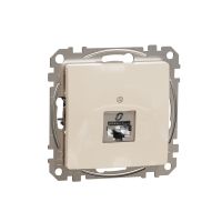 Gniazdo komputerowe RJ45 kat. 5e STP, czarny antracyt, Sedna Design & Elements | SDD112451S Schneider Electric