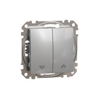 Łącznik żaluzjowy, srebrne aluminium, Sedna Design & Elements | SDD113104 Schneider Electric
