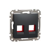 Płytka centralna KRONE kat. 5e/6 UTP, czarny antracyt, Sedna Design & Elements | SDD114441C Schneider Electric