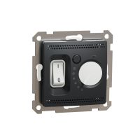 Regulator temperatury 2-biegunowy (16A), czarny antracyt, Sedna Design & Elements | SDD114506 Schneider Electric