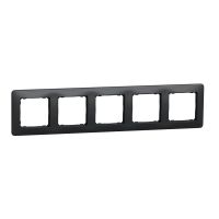 Ramka pięciokrotna, czarny antracyt, Sedna Design & Elements | SDD314805 Schneider Electric