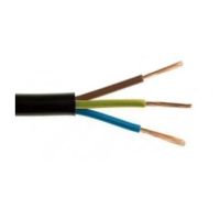 Przewód mieszkaniowy H03VV-F (OMY) 3x1,0 żo 300/300V czarny BĘBEN | 5901259808049 Ełktrim