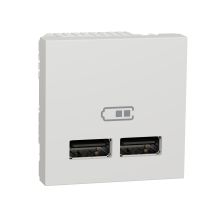 Gniazdo USB A+A 1A, białe, Nowa Unica | NU341818 Schneider Electric