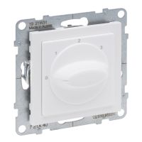 Łącznik sterowania wentylacją AC 23 A 2,5 kW AC 21 A 20 A zaciski śrubowe, biały, Suno | 721140 Legrand
