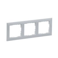 Ramka potrójna, aluminium, Suno | 721513 Legrand