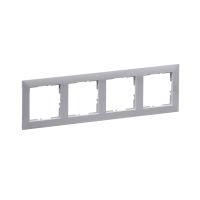 Ramka poczwórna, cement, Suno | 721544 Legrand