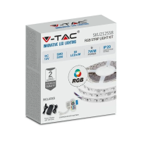 Zestaw LED V-TAC RGB zasilacz pilot sterownik VT-5050 60 IP20-RGB Set RGB 1000lm | 3800157685009 LED EUROPE