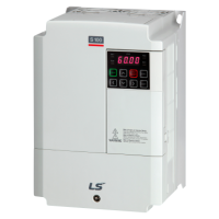 Przemiennik częstotliwości LS Electric serii S100, 3-fazowy, moc 5,5kW/7,5kW, komunikacja Modbus, Mu | LV0055S100-4EOFNM Aniro