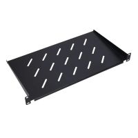 Czarna półka 1U 350mm do szaf wiszących RACK 19" EXTRALINK | EX.14480 Batna